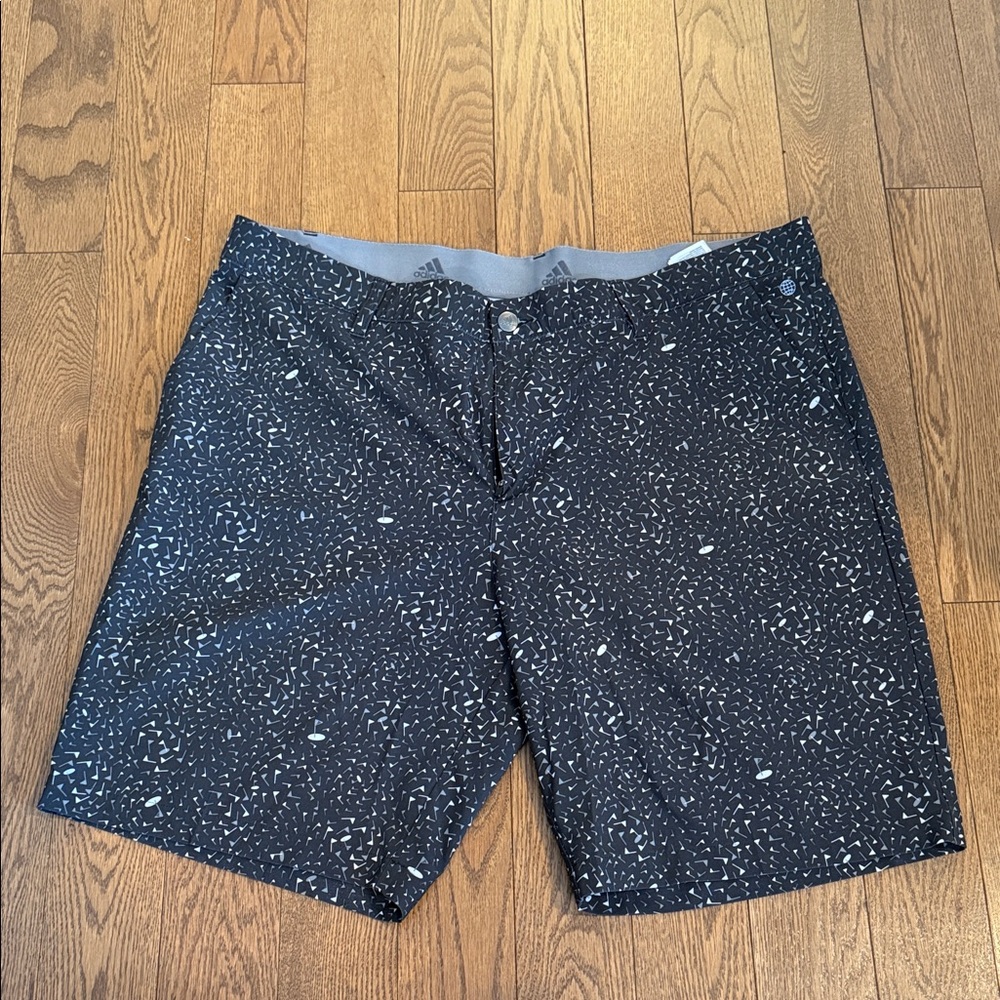 Adidas Gray and Black Athletic Golf Shorts | size 38 | smoke free home